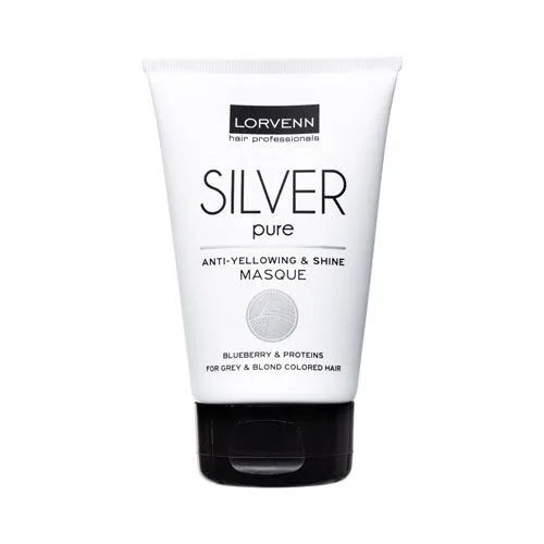 Lorvenn Silver Pure Μάσκα για Γκρίζα & Ξανθά Μαλλιά 100ml | - Femme Fatale - Lorvenn Silver Pure Μάσκα για Γκρίζα & Ξανθά Μαλλιά 100ml