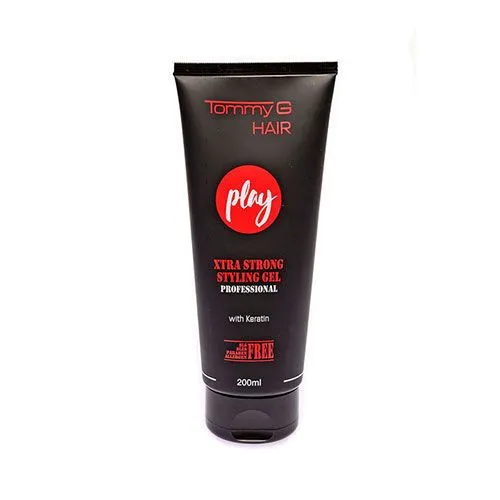 Tommy G Gel Μαλλιών Play Extra Strong  Tube 200ml