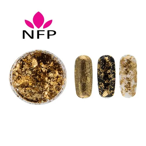 NFP XCentric Nails Platinum Flakes PF01 | Femme Fatale - Femme Fatale - NFP XCentric Nails Platinum Flakes PF01