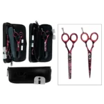 Steely Professional Σετ Ψαλίδια HCS-206 HTS-206 5.5" - Femme Fatale - - Το σετ Steely Professional HCS-206 & HTS-206 5.5 ιντσών συνδυάζει ένα πανέμορφο ασπρόμαυρο φλοράλ μοτίβο με την κορυφαία ποιότητα του ιαπωνικού ατσαλιού. Steely Professional Σετ Ψαλίδια HCS-206 HTS-206 5.5" - Femme Fatale - Steely Professional Σετ Ψαλίδια HCS-205 HTS-205 5.5"