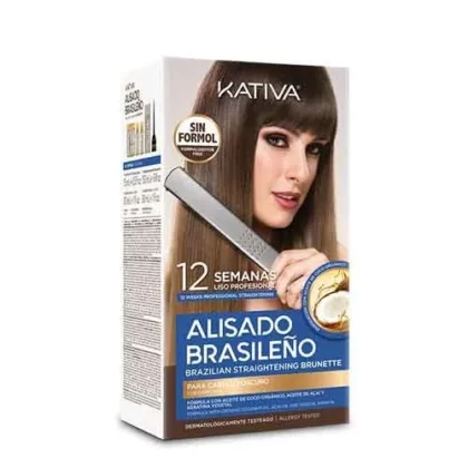 Κιτ Ισιωτικής Θεραπείας Κερατίνης Kativa για Ψυχρά Σκουρόχρω - Femme Fatale - Κιτ Ισιωτικής Θεραπείας Κερατίνης Kativa .gr