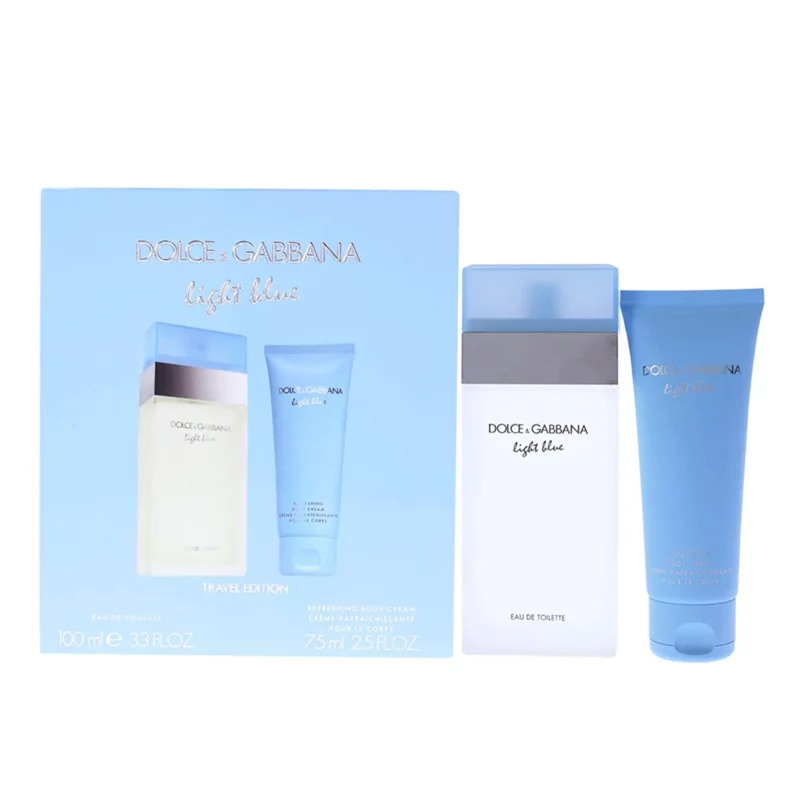 Dolce & Gabbana Light Blue Gift Set EDT 100ml & Body - Femme Fatale - 