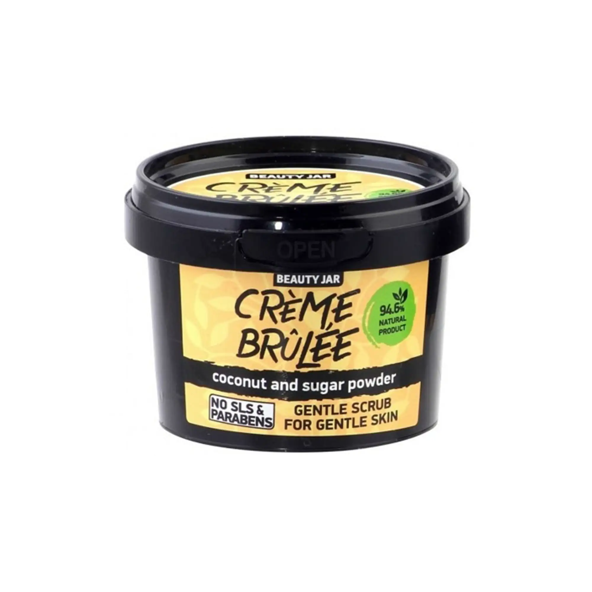 Beauty Jar Creme Brulee Απαλό Scrub Για Ευαίσθητες Επιδερμίδ - Femme Fatale - 
