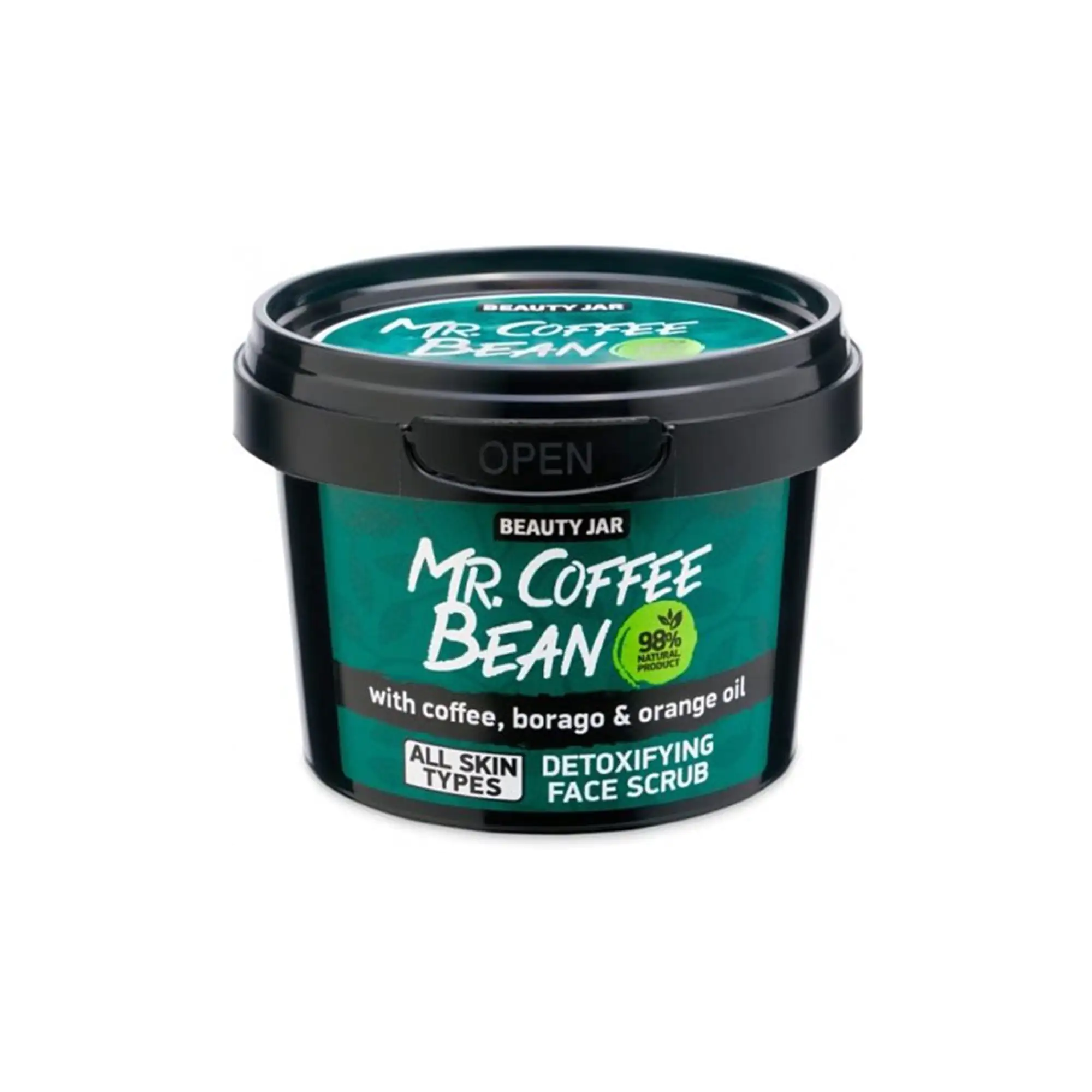 Beauty Jar Mr. Coffee Bean Scrub Προσώπου για Αποτοξίνωση 50 - Femme Fatale - 