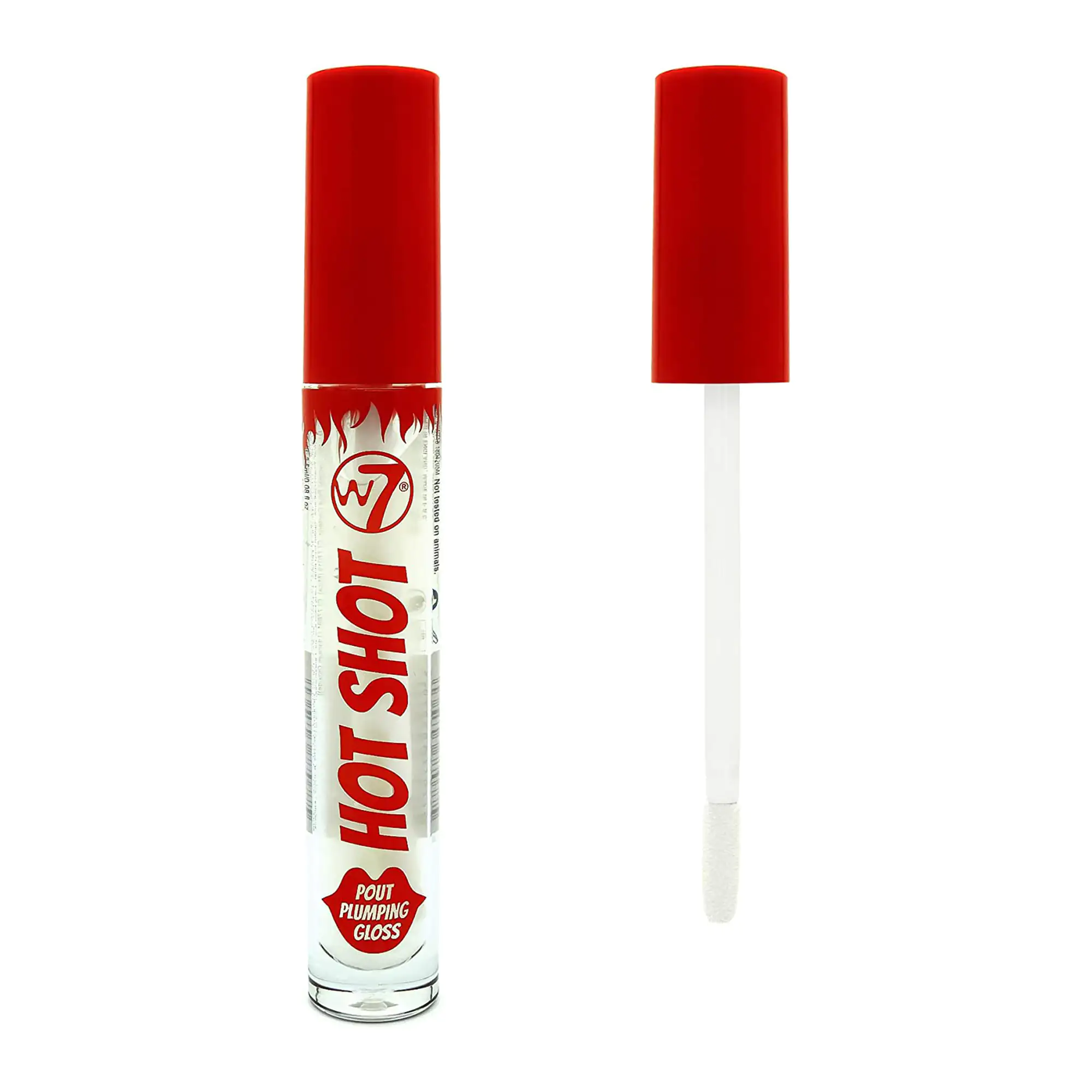 W7 Hot Shot Plumping Lip Gloss Για Όγκο Διάφανο 2.5ml