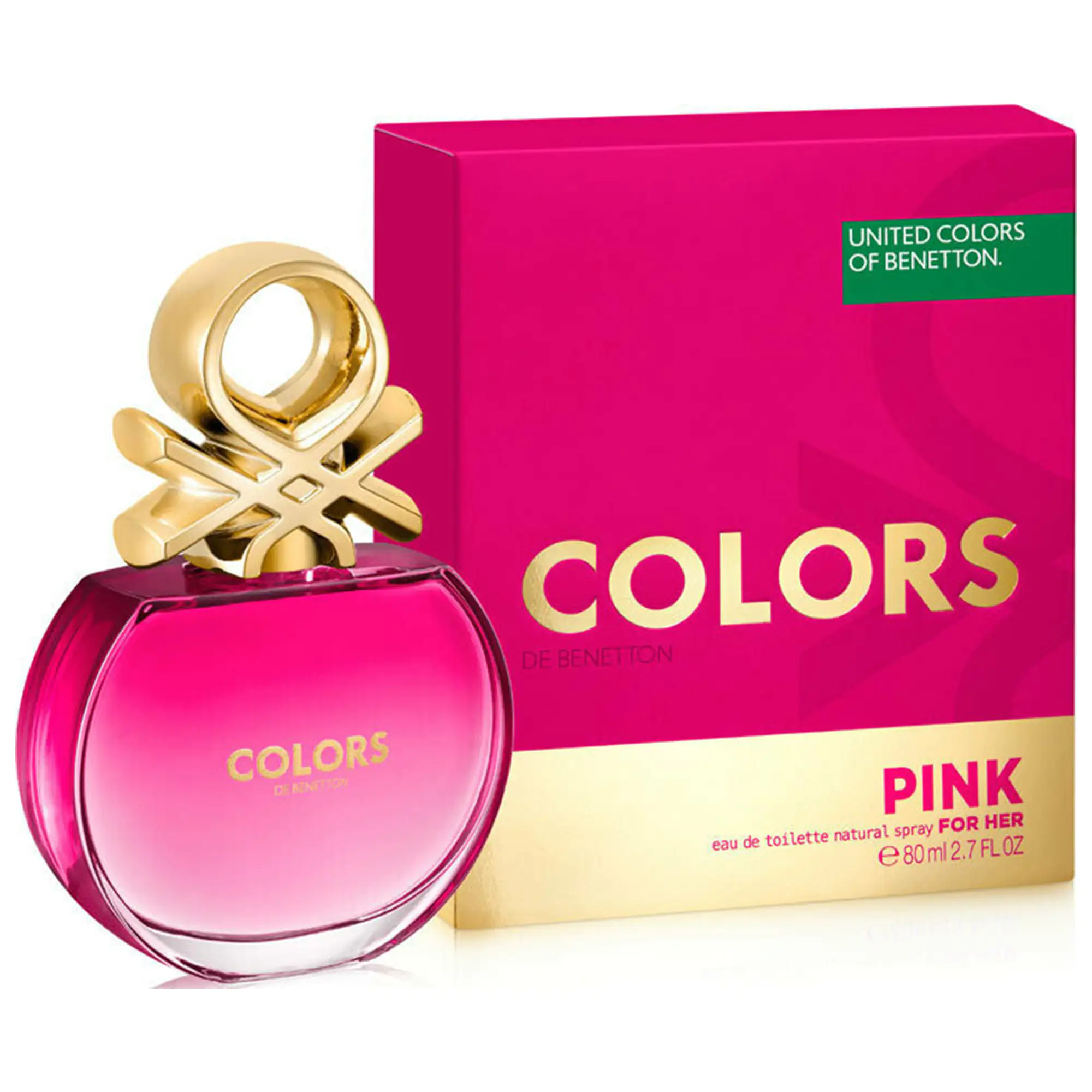 Benetton Colors Γυναικείο Άρωμα De Benetton Pink EDT 80ml