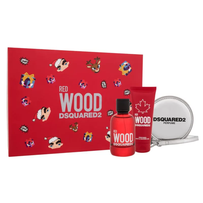 Dsquared2 Γυναικείο Σετ Δώρου Red Wood EDT & Δώρο Πορτοφόλι - Femme Fatale - Dsquared2 Γυναικείο Σετ Δώρου Red Wood EDT & Δώρο Πορτοφόλι