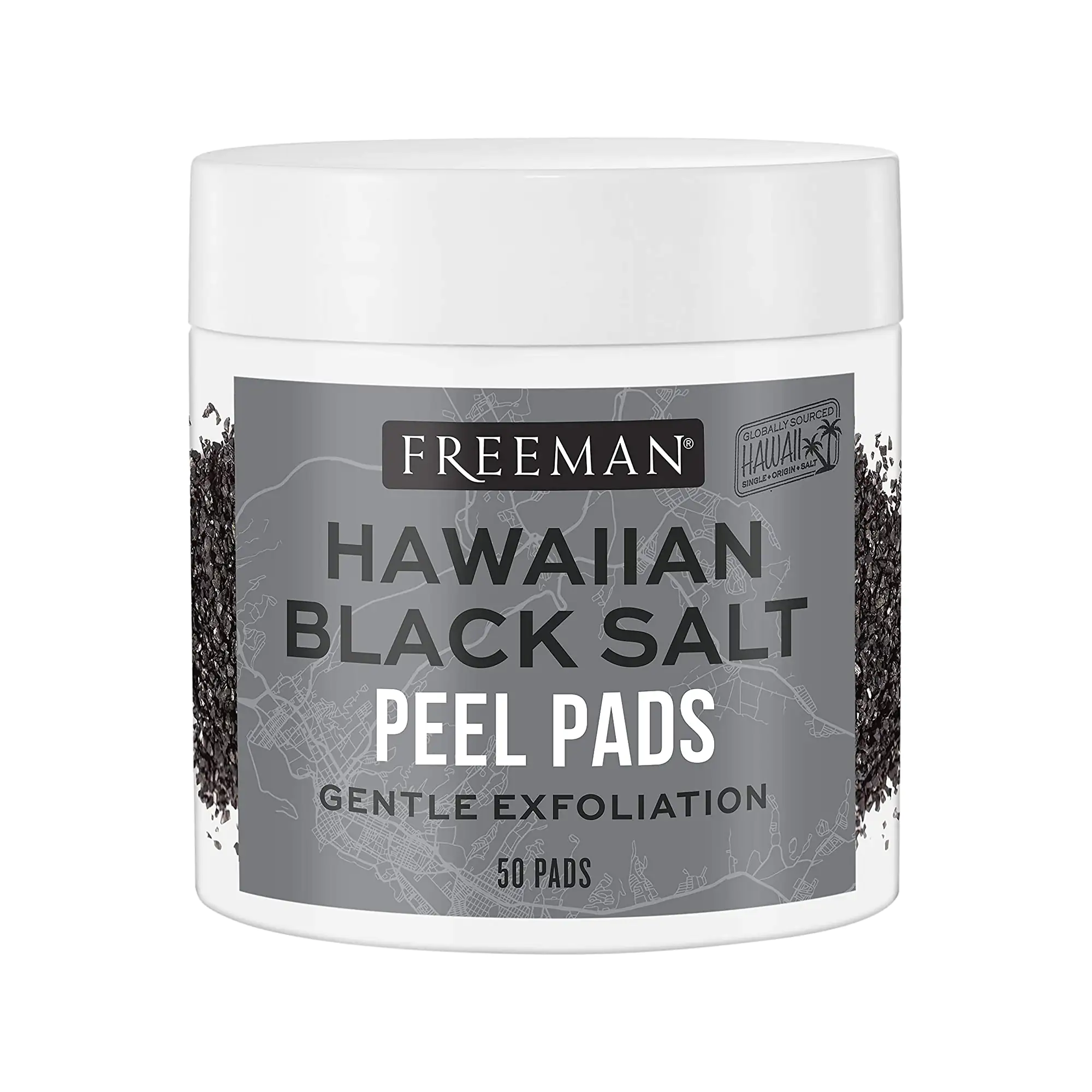 Freeman Μάσκα Προσώπου Hawaiian Black Salt 50 Pads - Femme Fatale - Freeman Μάσκα Προσώπου Hawaiian Black Salt 50 Pads