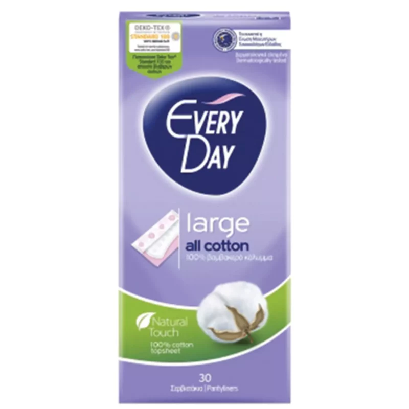 Everyday Σερβιετάκια Large Cotton 30 Τεμάχια - Femme Fatale - Everyday Σερβιετάκια Large Cotton 30 Τεμάχια