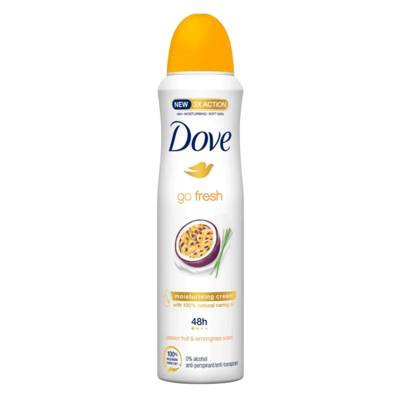 Dove αποσμητικό Spray Passionfruit & Lemon 150ml - Femme Fatale - Dove Αποσμητικό Spray Passionfruit & Lemon 150ml