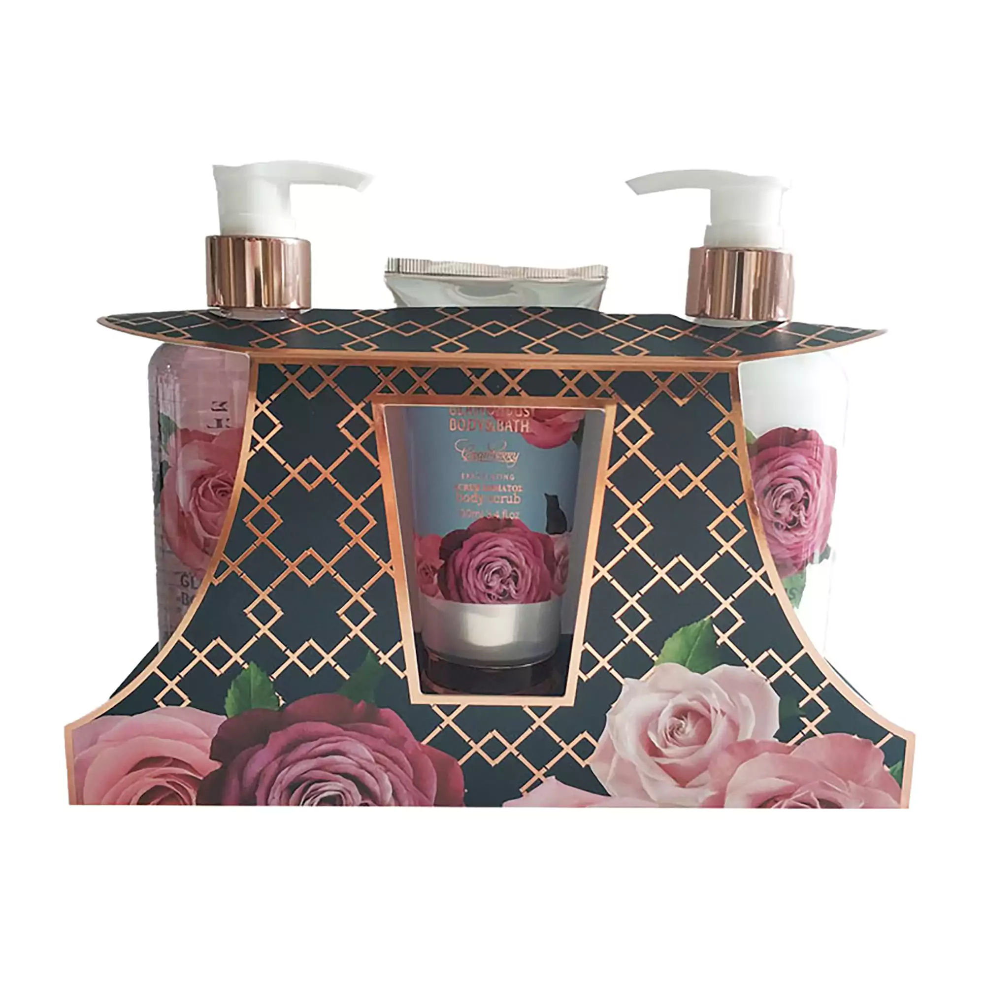 Glamorous Body & Bath Paper Box Σετ Δώρου Cranberry
