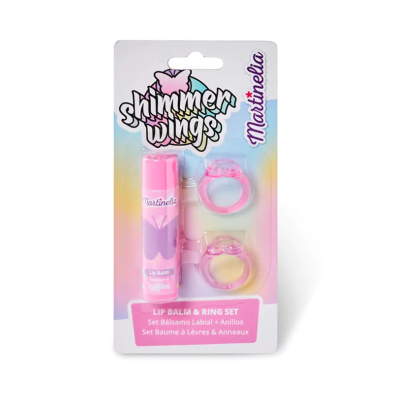 Martinelia Παιδικό Σετ Shimmer Wings Lip Balm & Ring Set - Femme Fatale - Martinelia Παιδικό Σετ Shimmer Wings Lip Balm & Ring Set