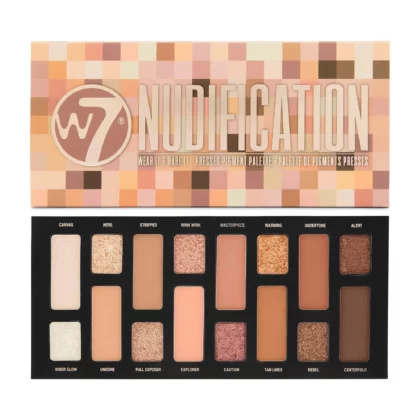 W7 Παλέτα Σκιών Nudification Pressed Pigment 12gr
