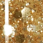 A8124 - Gold Glitter with Gold Payettes