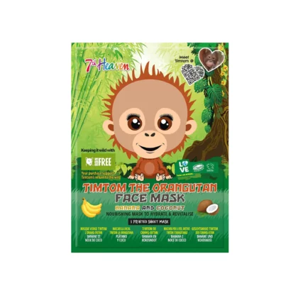 7TH HEAVEN Μάσκα Προσώπου για Ενυδάτωση & Αναζωογόνηση Orangutan