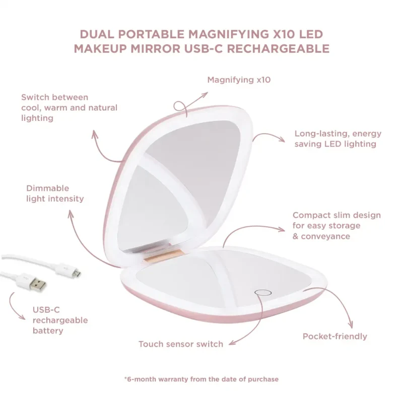 Mon Reve Pocket Lighted Mirror Mirror x10 - Femme Fatale - 