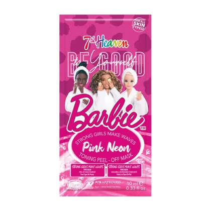 7TH HEAVEN Μάσκα Προσώπου Παιδική Barbie Pink Neon Peel-Off 10ml
