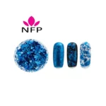 NFP XCentric Nails Pixel 2g | Femme Fatale - Femme Fatale - NFP XCentric Nails Platinum Flakes PF12