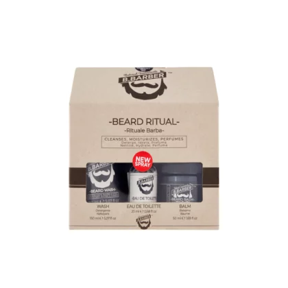 B.Barber Beard Ritual Kit - Femme Fatale - B.Barber Αντρικό Σετ Δώρου 3 Τεμάχια