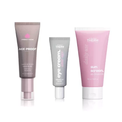 Προσφορά Synergy Therm Age-Proof Face Cream 50ml και Anti-Age Eye Cream 25ml και Daily Use Sunscreen Spf 50+ 50ml