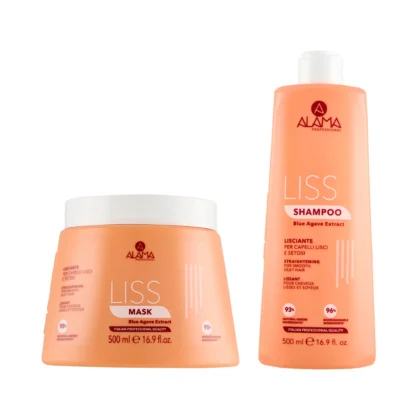 Προσφορά ALAMA Liss Σαμπουάν 500ml & Μάσκα 500ml Λείανσης για Μαλλιά που Φριζάρουν
