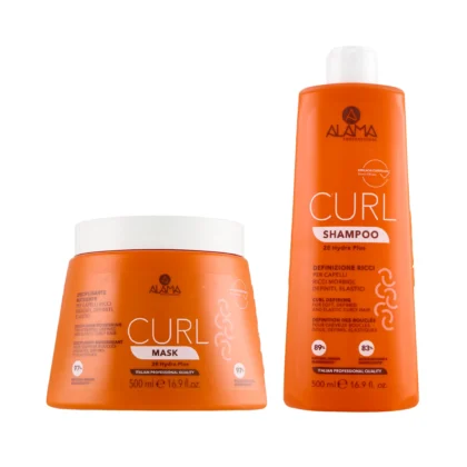 Προσφορά ALAMA Curl Σαμπουάν 500ml & Μάσκα Μαλλιών 500ml για Σγουρά Μαλλιά