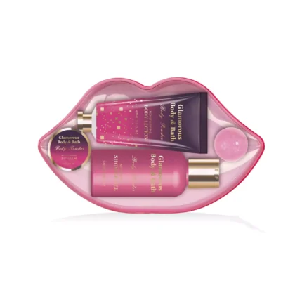 Glamorous Σετ Δώρου Lips Body Powder