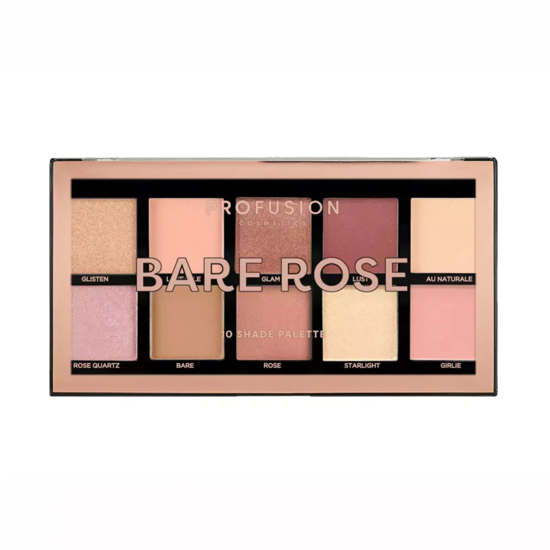 Profusion Παλέτα Σκιών Bare Rose 10 Shade Palette - Femme Fatale - 