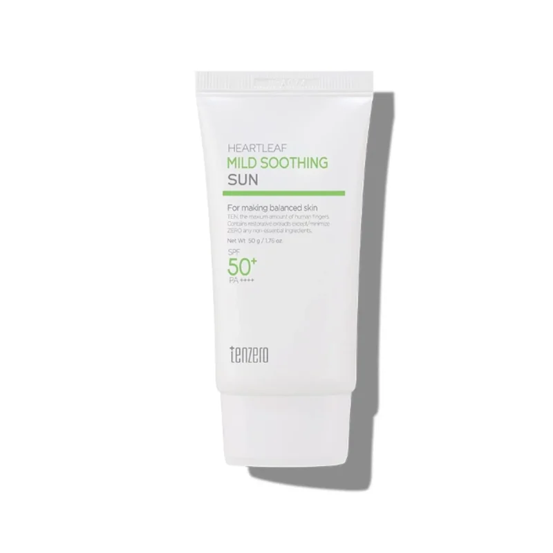 Tenzero Heartleaf Mild Soothing Sun SPF 50+ 50ml - Femme Fatale - 