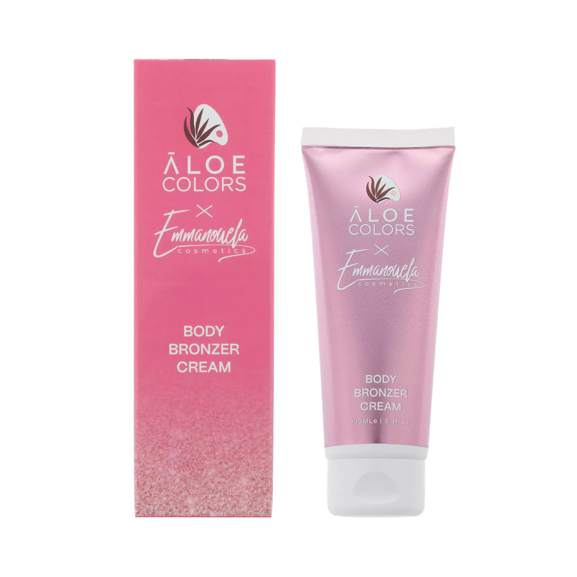 Aloe Colors x Emmanouela Cosmetics Body Bronzer Cream - Femme Fatale -  - Το Emmanouela Aloe Colors x Emmanouela Cosmetics Body Bronzer Cream προσφέρει άμεσα ένα φυσικό, μπρονζέ χρώμα. Aloe Colors x Emmanouela Cosmetics Body Bronzer Cream - Femme Fatale -