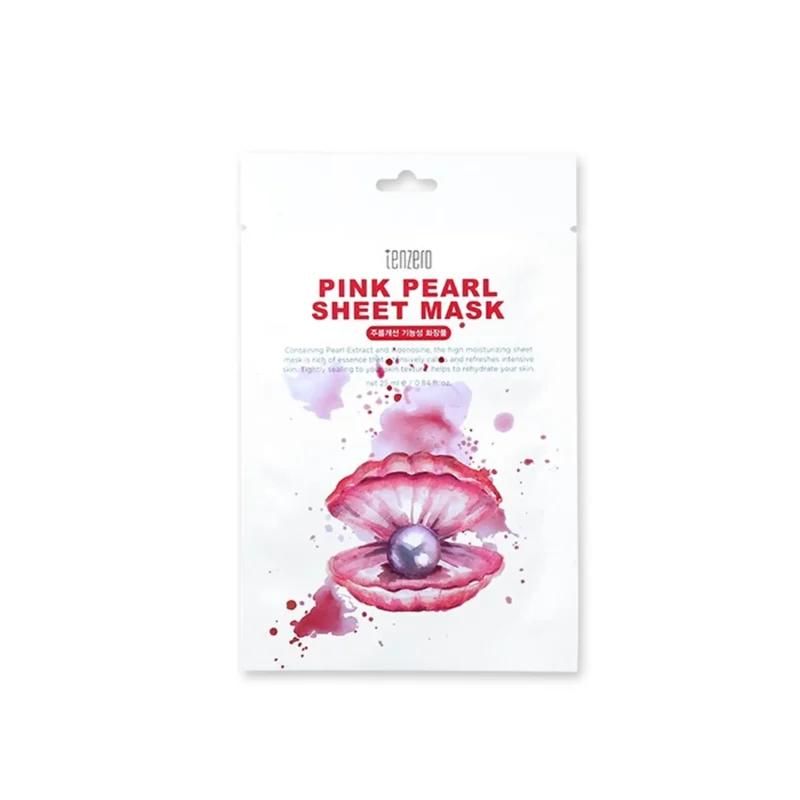 Tenzero Pink Pearl Sheet Mask 25ml - Femme Fatale - 