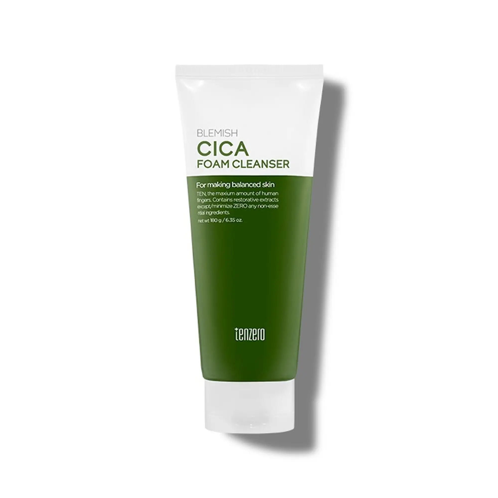 Tenzero Blemish Cica Foam Cleanser 180gr