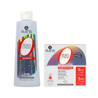 Προσφορά Alama Zero Stress Σαμπουάν 300ml και Lotion Αμπούλες 12τεμ.