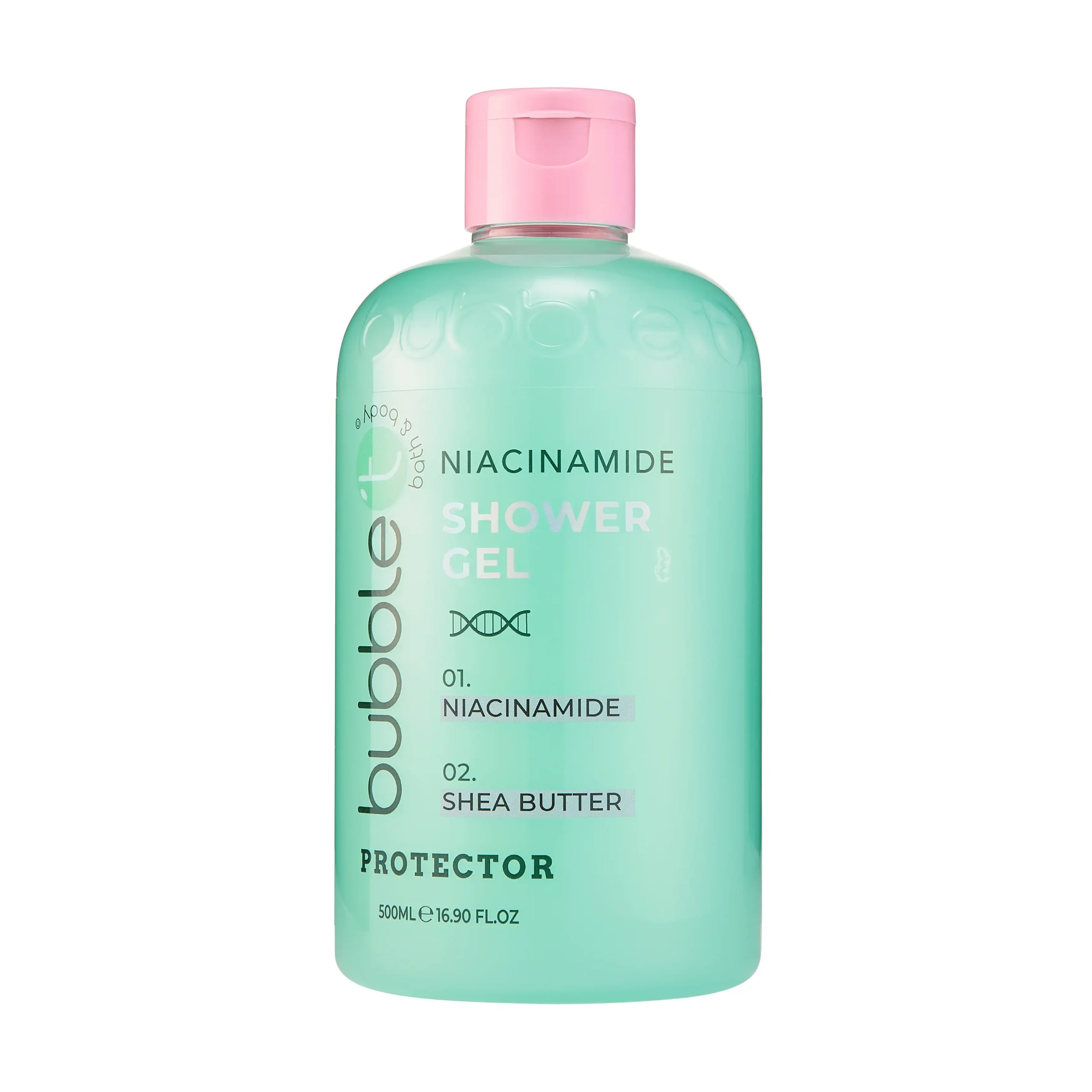 Bubble T Niacinamide & Shea Butter Shower Gel 500ml - Femme Fatale - - Το Niacinamide & Shea Butter Shower Gel της Bubble T είναι σχεδιασμένο να καθαρίζει απαλά ενώ διατηρεί τη φυσική ισορροπία υγρασίας της επιδερμίδας. Bubble T Niacinamide & Shea Butter Shower Gel 500ml - Femme Fatale - Bubble T Niacinamide & Shea Butter Shower Gel 500ml