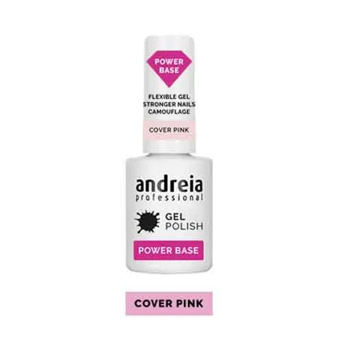 Ημιμόνιμο Βερνίκι ANDREIA 10,5ml Ενισχυμένη Βάση Cover Pink - Femme Fatale - Ημιμόνιμο Βερνίκι ANDREIA 10