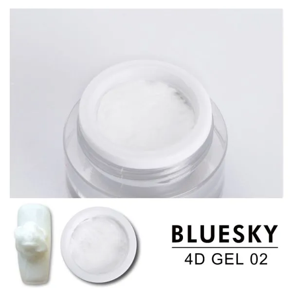 Bluesky 4D Lace Gel Άσπρο 8ml No 02