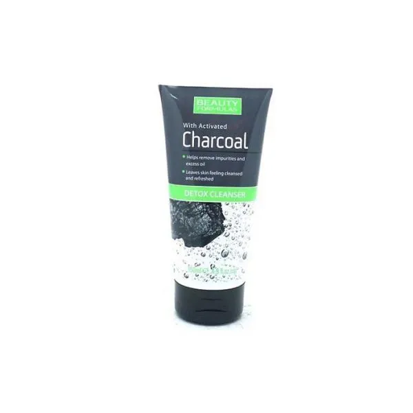 Beauty Formulas Charcoal Detox Cleanser Gel Καθαρισμού Προσώπου 150ml