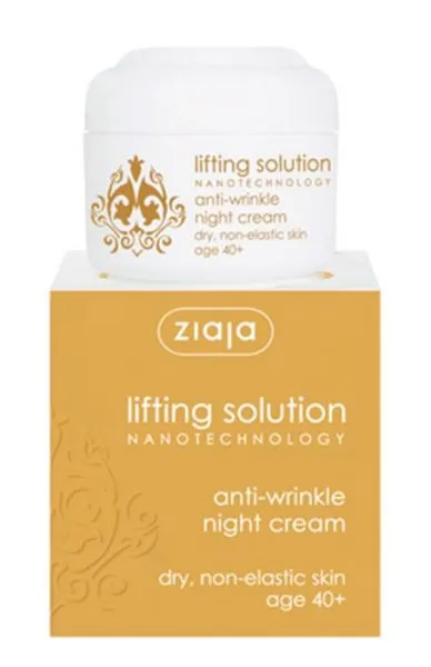 Ziaja Lifting Solution 40+ - Αντιρυτιδική Κρέμα Προσώπου Νύχ - Femme Fatale - Ziaja Lifting Solution 40+ - Αντιρυτιδική Κρέμα Προσώπου Νύχτας 50 ml