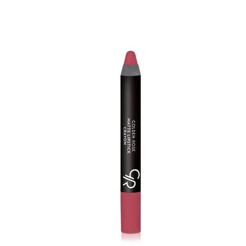 Golden Rose Matte Lipstick Crayon No 11 | Femme Fatale - Femme Fatale - Golden Rose Matte Lipstick Crayon No 11