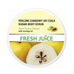 Fresh Juice Sugar Body Scrub Passion Fruit & Macadamia 225ml - Femme Fatale - Fresh Juice Sugar Body Scrub Asian Pear & Papaya 225ml