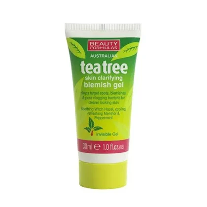Beauty Formulas Gel Καθαρισμού Προσώπου Blemish Tea Tree Treatment 30ml