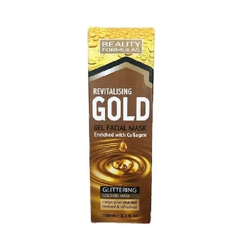 Beauty Formulas Μάσκα Προσώπου Glittering Gold Gel Mask 100m - Femme Fatale - Beauty Formulas Μάσκα Προσώπου Glittering Gold Gel Mask 100ml