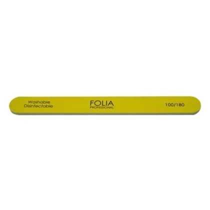Folia Λίμα F-143 Nail File Yellow Straight 100-180