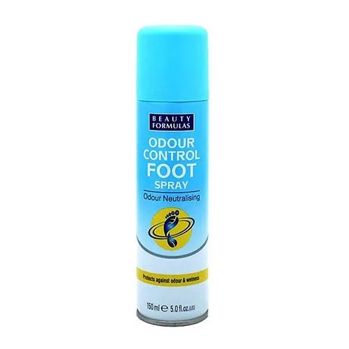 Beauty Formulas Αποσμητικό & Αντιβακτηριακό Σπρέι Ποδιών Odour Foot Spray 150ml